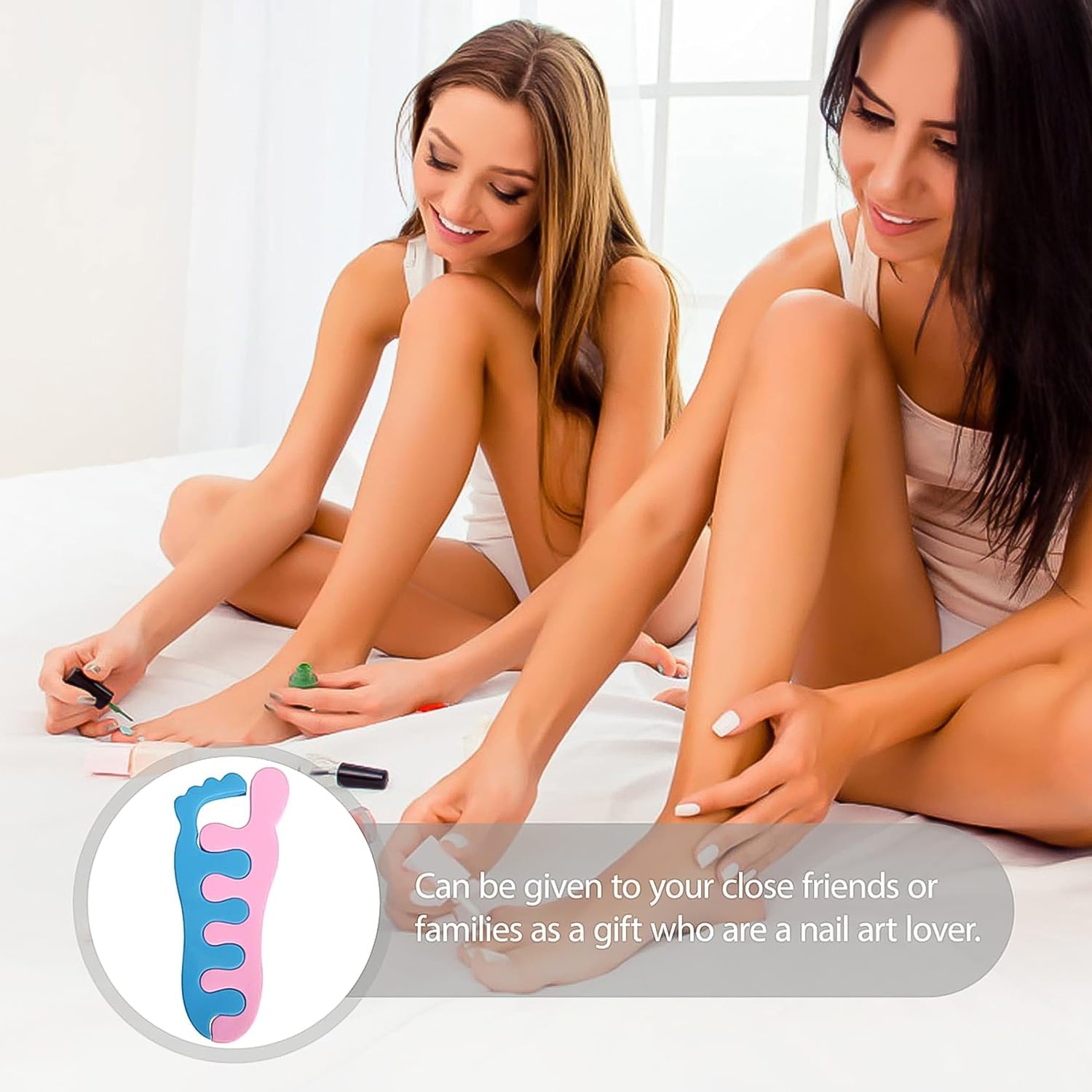 Toe Separators, Toe Spacers Sponge Toe Stretcher Pedicures (1 Pair) Toe Separators, Toe Spacers Sponge Toe Stretcher Pedicures (1 Pair)